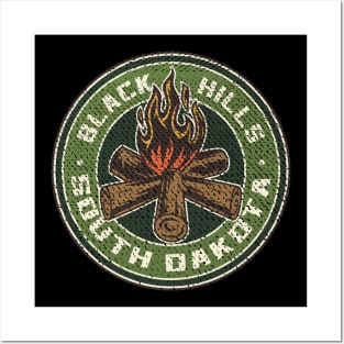 Black Hills South Dakota Campfire Posters and Art